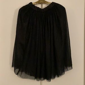 Black Tulle Skirt